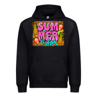 Black summer vibes leopard background Urban Hoodie - Jasminsmagicworld