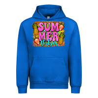 Cobalt summer vibes leopard background Urban Hoodie - Jasminsmagicworld