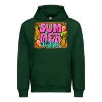 Foreset Green summer vibes leopard background Urban Hoodie - Jasminsmagicworld