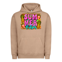 Pigment Burro summer vibes leopard background Urban Hoodie - Jasminsmagicworld