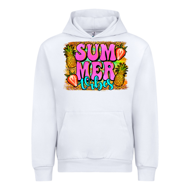 Summer Vibes Leopard Background Urban Hoodie by Jasminsmagicworld | Teevron
