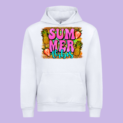 Summer Vibes Leopard Background Urban Hoodie Designed By Jasminsmagicworld