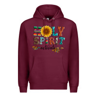 Burgundy holy spirit activate Premium Hoodie - Artiststas