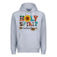 Heather Grey holy spirit activate Premium Hoodie - Artiststas