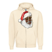 Sandshell african american santa Zipper Hoodie - RanaPortraitStore