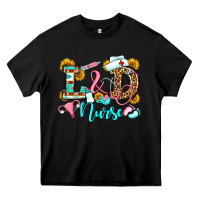 Black labor and delivery nurse Heavy Core Tee - OliviaCreatesArt