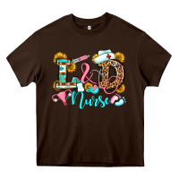 Chocolate Brown labor and delivery nurse Heavy Core Tee - OliviaCreatesArt