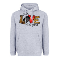 Heather Grey for the love of the game ice hockey Heavyweight Hoodie - Jasminsmagicworld