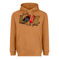 For The Love Of The Game Ice Hockey Heavyweight Hoodie | Teevron