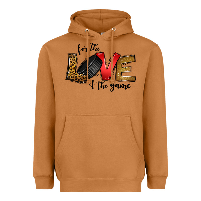 For The Love Of The Game Ice Hockey Heavyweight Hoodie by Jasminsmagicworld | Teevron