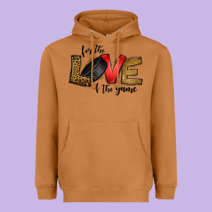 For The Love Of The Game Ice Hockey Heavyweight Hoodie Designed By Jasminsmagicworld