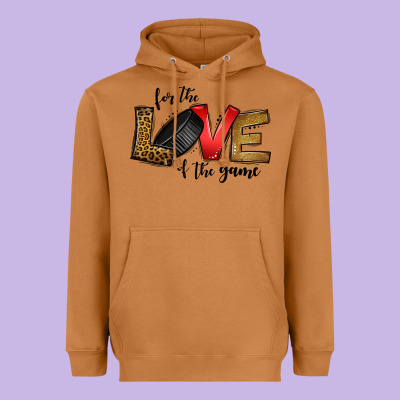 For The Love Of The Game Ice Hockey Heavyweight Hoodie Designed By Jasminsmagicworld