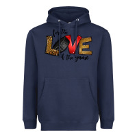 Navy for the love of the game ice hockey Heavyweight Hoodie - Jasminsmagicworld