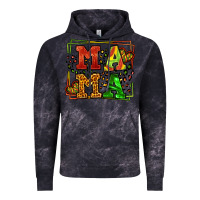 Cloud Black juneteenth leopard frame mama Mother's Day Vintage Hoodie - LillyAllenDesigns