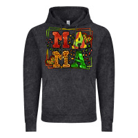 Vintage Black juneteenth leopard frame mama Mother's Day Vintage Hoodie - LillyAllenDesigns