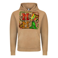 Vintage Camel juneteenth leopard frame mama Mother's Day Vintage Hoodie - LillyAllenDesigns