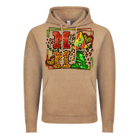 Vintage Coffee juneteenth leopard frame mama Mother's Day Vintage Hoodie - LillyAllenDesigns