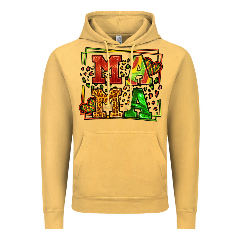 Juneteenth Leopard Frame Mama Mother's Day Vintage Hoodie by LillyAllenDesigns | Teevron