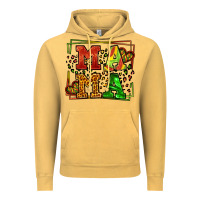 Vintage Mustard juneteenth leopard frame mama Mother's Day Vintage Hoodie - LillyAllenDesigns