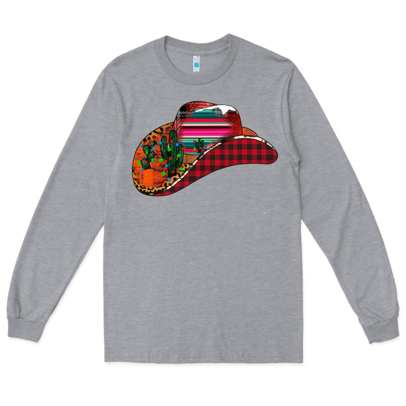 Christmas Cowboy Long Sleeve Tee by CowhideDigitalArt | Teevron