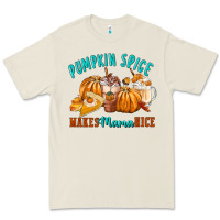 Bone Pumpkin Spice Make Mama Nice Premium Tee - FaDigitalArtStudio