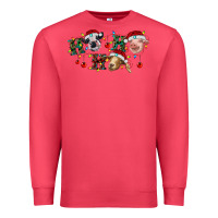 Cardinal Hohoho Christmas Cows Premium Sweatshirt - RanaPortraitStore