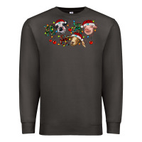 Smoke Hohoho Christmas Cows Premium Sweatshirt - RanaPortraitStore