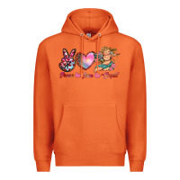 Carrot peace love cupid Premium Hoodie - RanaPortraitStore