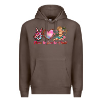 Coffee peace love cupid Premium Hoodie - RanaPortraitStore