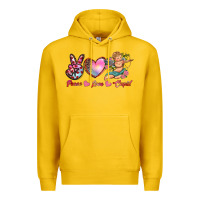 Lemon peace love cupid Premium Hoodie - RanaPortraitStore
