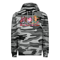 Slate Camo peace love cupid Premium Hoodie - RanaPortraitStore