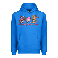 True Royal peace love cupid Premium Hoodie - RanaPortraitStore