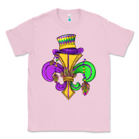 Bubblegum Pink fleur de lis Classic Tee - OliviaCreatesArt