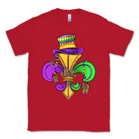 Red fleur de lis Classic Tee - OliviaCreatesArt