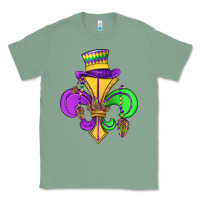 Sage fleur de lis Classic Tee - OliviaCreatesArt