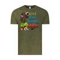 Vintage Olive witch better have my candy Vintage Tee - BundleAndBundleShop
