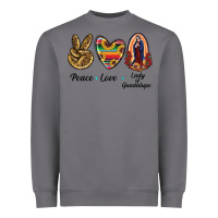 Storm Peace Love Lady Of Guadalupe Heavyweight Sweatshirt - RanaPortraitStore