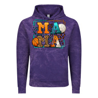 Cloud Purple Basketball and Volleyball mama Mother's Day Vintage Hoodie - LillyAllenDesigns