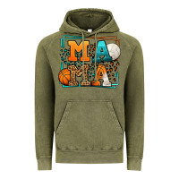 Vintage Olive Basketball and Volleyball mama Mother's Day Vintage Hoodie - LillyAllenDesigns