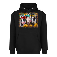 Black western sunflower heifers Heavyweight Hoodie - Jasminsmagicworld