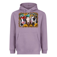 Lavender western sunflower heifers Heavyweight Hoodie - Jasminsmagicworld