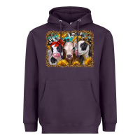 Plum western sunflower heifers Heavyweight Hoodie - Jasminsmagicworld