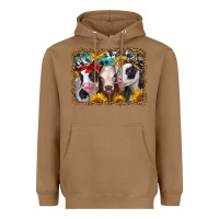 Toasted Coconut western sunflower heifers Heavyweight Hoodie - Jasminsmagicworld