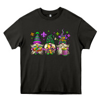 Asphalt mardi gras gnomes Heavy Core Tee - OliviaCreatesArt