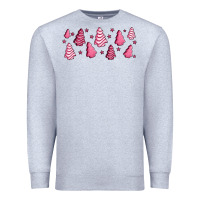 Heather Grey pink christmas cakes Premium Sweatshirt - Jasminsmagicworld