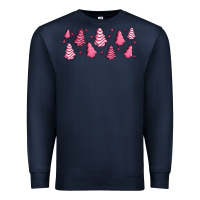 Navy pink christmas cakes Premium Sweatshirt - Jasminsmagicworld