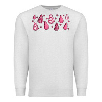 Oatmeal Heather pink christmas cakes Premium Sweatshirt - Jasminsmagicworld