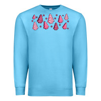 Ocean Blue pink christmas cakes Premium Sweatshirt - Jasminsmagicworld
