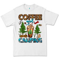 White Coffee And Camping Frappe Premium Tee - FaDigitalArtStudio
