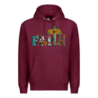 Burgundy faith Premium Hoodie - Artiststas